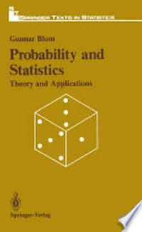 Probability and Statistics: Theory and Applications /