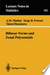 Bilinear Forms and Zonal Polynomials