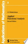 Applications of Mathematics: Applied Functional Analysis 