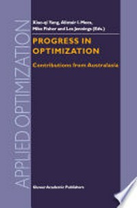 Progress in Optimization: Contributions from Australasia /