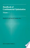 Handbook of Combinatorial Optimization: Volume1–3 /