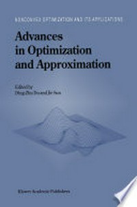 Advances in Optimization and Approximation