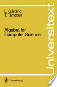 Algebra for Computer Science
