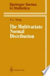 The Multivariate Normal Distribution
