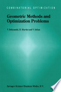 Geometric Methods and Optimization Problems