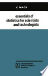 Essentials of Statistics for Scientists and Technologists