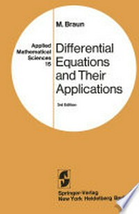 Differential Equations and Their Applications: An Introduction to Applied Mathematics /