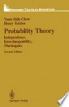 Probability Theory: Independence, Interchangeability, Martingales 