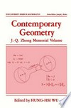 Contemporary Geometry: J.-Q. Zhong Memorial Volume /