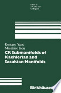 CR Submanifolds of Kaehlerian and Sasakian Manifolds