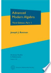 Advanced Modern Algebra. Part 1