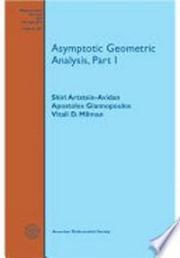 Asymptotic geometric analysis. Part 1