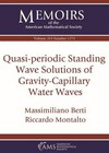 Quasi-periodic standing wave solutions of gravity-capillary water waves