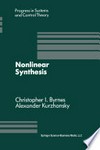 Nonlinear Synthesis: Proceedings of a IIASA Workshop held in Sopron, Hungary June 1989 /