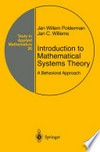 Introduction to Mathematical Systems Theory: A Behavioral Approach /