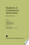Handbook of Combinatorial Optimization: Supplement Volume A