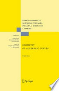 Geometry of Algebraic Curves: Volume I 