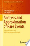 Analysis and Approximation of Rare Events: Representations and Weak Convergence Methods 