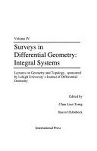 Integral systems: lectures on geometry and topology, sponsored by Lyhigh University' s Journal of Differential Geometry