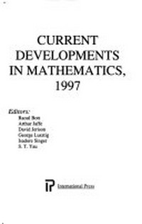 Current developments in mathematics, 1997