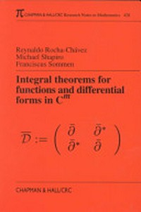 Integral theorems for functions and differential forms in Cm