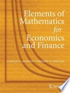 Elements of Mathematics for Economics and Finance