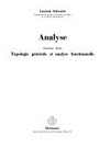 Analyse: topologie générale et analyse fonctionnelle