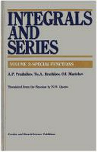 Integrals and series. Vol. 1: elementary functions