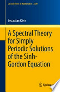 A Spectral Theory for Simply Periodic Solutions of the Sinh-Gordon Equation