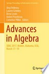 Advances in Algebra: SRAC 2017, Mobile, Alabama, USA, March 17-19 