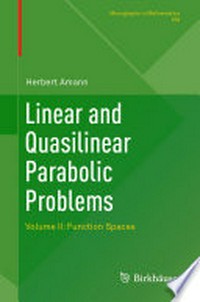 Linear and Quasilinear Parabolic Problems: Volume II: Function Spaces 