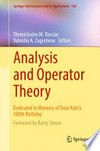 Analysis and Operator Theory: Dedicated in Memory of Tosio Kato’s 100th Birthday 