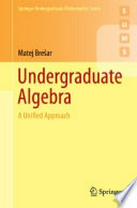 Undergraduate Algebra: A Unified Approach