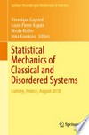 Statistical Mechanics of Classical and Disordered Systems: Luminy, France, August 2018 