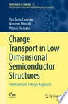 Charge Transport in Low Dimensional Semiconductor Structures: The Maximum Entropy Approach /
