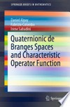 Quaternionic de Branges Spaces and Characteristic Operator Function