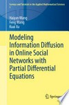 Modeling Information Diffusion in Online Social Networks with Partial Differential Equations