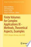 Finite Volumes for Complex Applications IX - Methods, Theoretical Aspects, Examples: FVCA 9, Bergen, Norway, June 2020 