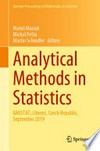 Analytical Methods in Statistics: AMISTAT, Liberec, Czech Republic, September 2019 