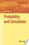 Probability and Simulation