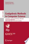 Coalgebraic Methods in Computer Science: 15th IFIP WG 1.3 International Workshop, CMCS 2020, Colocated with ETAPS 2020, Dublin, Ireland, April 25-26, 2020, Proceedings 