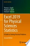 Excel 2019 for Physical Sciences Statistics: A Guide to Solving Practical Problems /