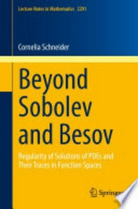 Beyond Sobolev and Besov: regularity of solutions of PDEs and their traces in function spaces