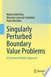 Singularly Perturbed Boundary Value Problems: A Functional Analytic Approach /