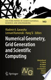Numerical Geometry, Grid Generation and Scientific Computing: Proceedings of the 10th International Conference, NUMGRID 2020 / Delaunay 130, Celebrating the 130th Anniversary of Boris Delaunay, Moscow, Russia, November 2020 /