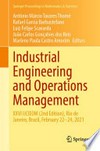 Industrial Engineering and Operations Management: XXVI IJCIEOM (2nd Edition), Rio de Janeiro, Brazil, February 22–24, 2021 /