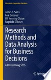 Research Methods and Data Analysis for Business Decisions: A Primer Using SPSS /