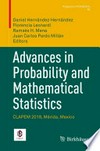 Advances in Probability and Mathematical Statistics: CLAPEM 2019, Mérida, Mexico /