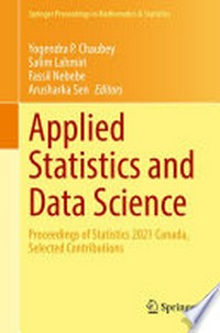 Applied Statistics and Data Science: Proceedings of Statistics 2021 Canada, Selected Contributions /