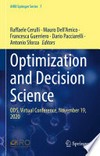 Optimization and Decision Science: ODS, Virtual Conference, November 19, 2020 /